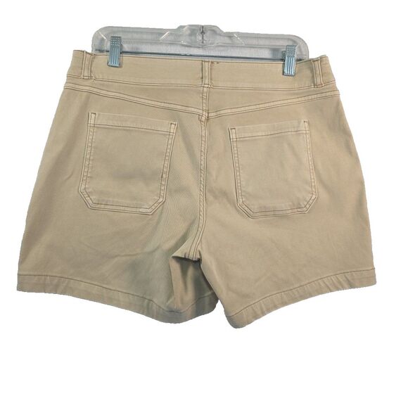 Spanx Pull On Shorts Denim Chino Women's Large Stretch Lightweight Tummy Control - Picture 3 of 10